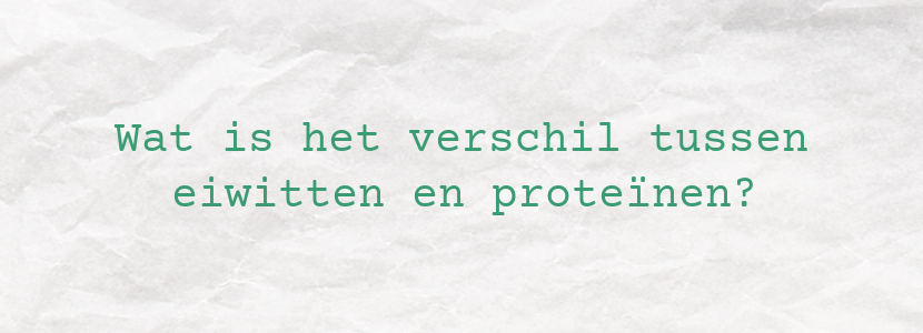 Wat is het verschil tussen eiwitten en proteïnen? - Wat Is Het Verschil Tussen Proteine En Eiwitten