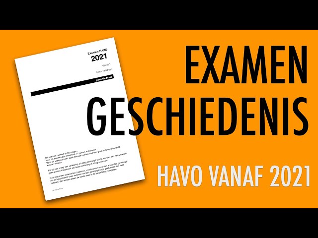 Wat Moet Je Weten Voor Geschiedenis Examen Havo: De Belangrijkste - Wat Moet Je Leren Voor Geschiedenis Examen Havo
