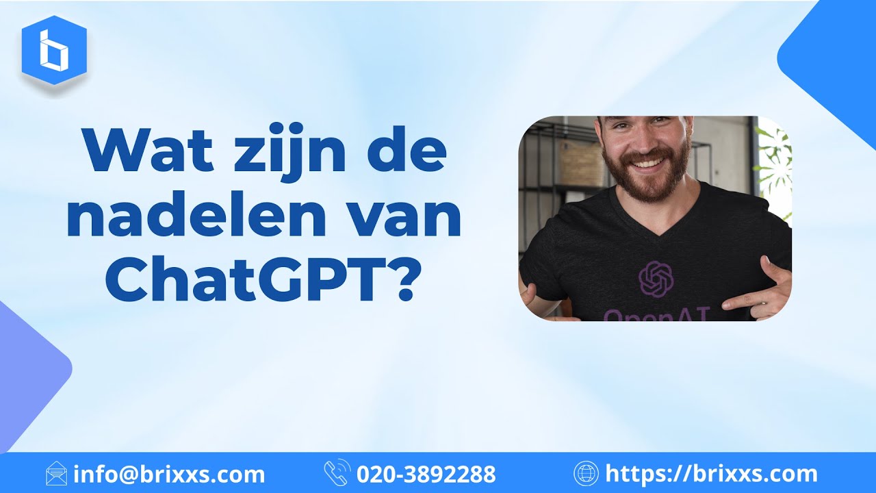 Wat zijn de nadelen van ChatGPT? - YouTube - Wat Zijn De Nadelen Van Bètablokkers