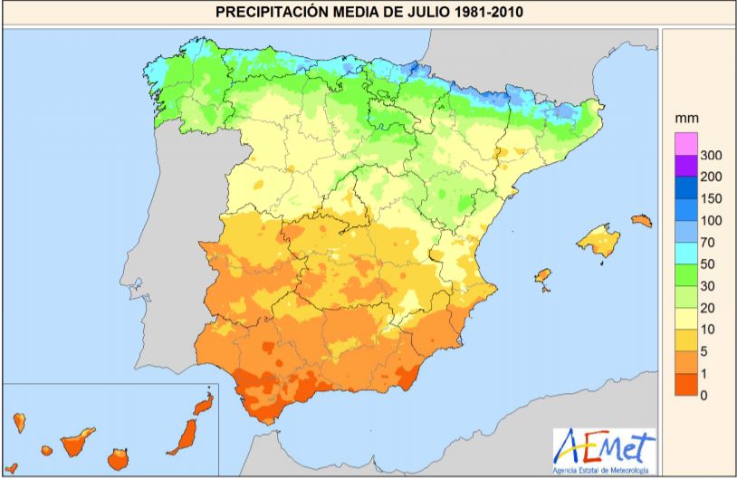 Weather In Spain July 2024 - Cati Mattie - Het Weer In Spanje In December