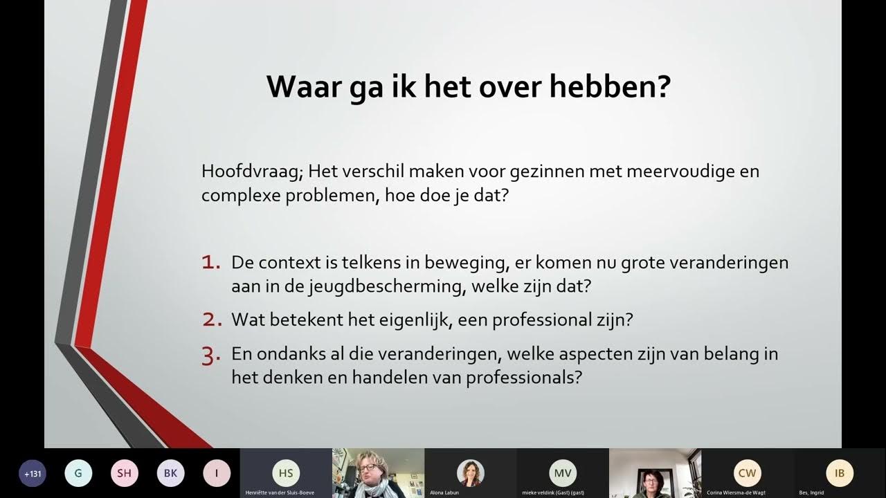 Webinar 'Het verschil maken voor gezinnen met meervoudige en complexe - Gezinnen Met Meervoudige En Complexe Problemen