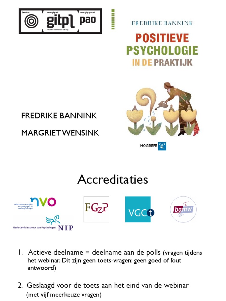 Positieve Psychologie In De Praktijk
