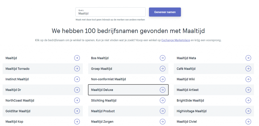 Webshop of Website naam bedenken: Voorbeelden & Tools - Naam Maken In Een Ambt