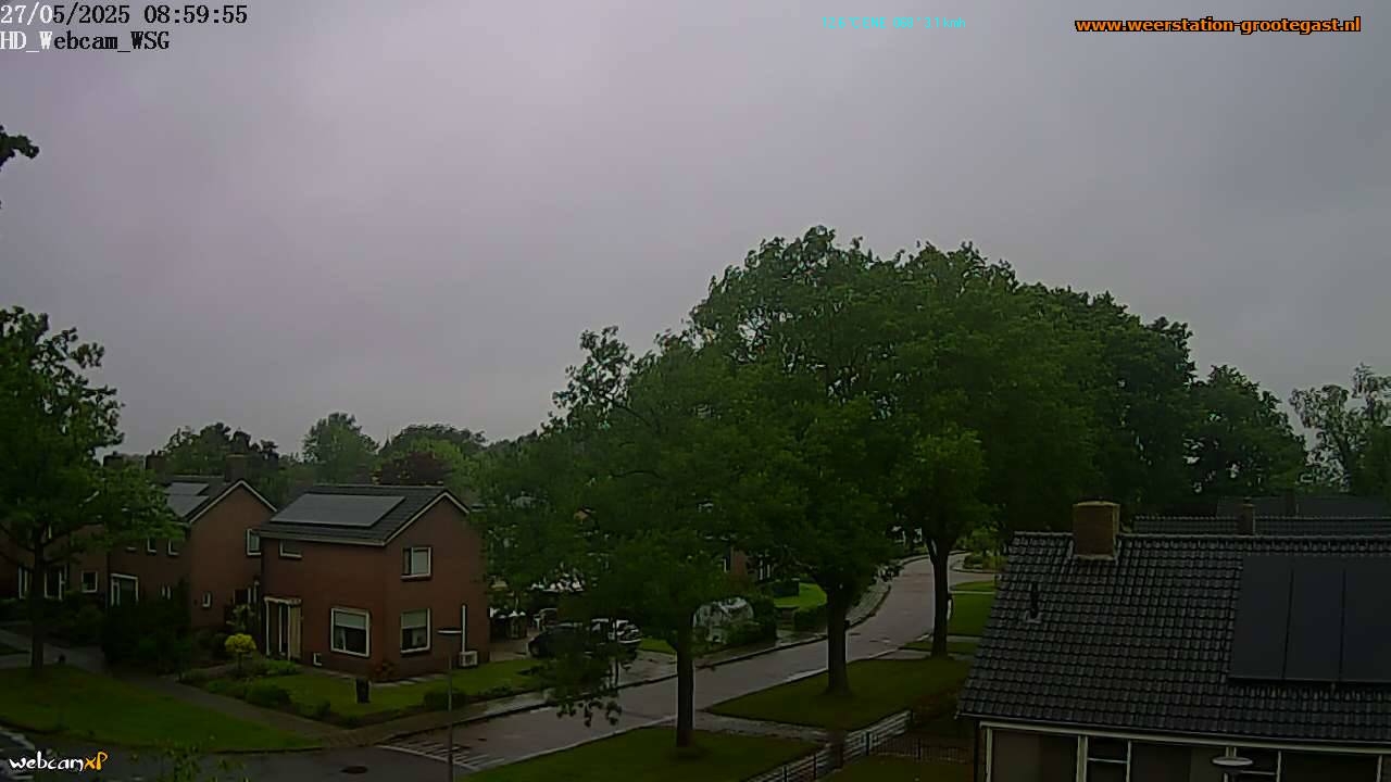 Weerstation Grootegast - Webcamoverzicht uurlijks - www.weerstation - Het Weer In Grootegast