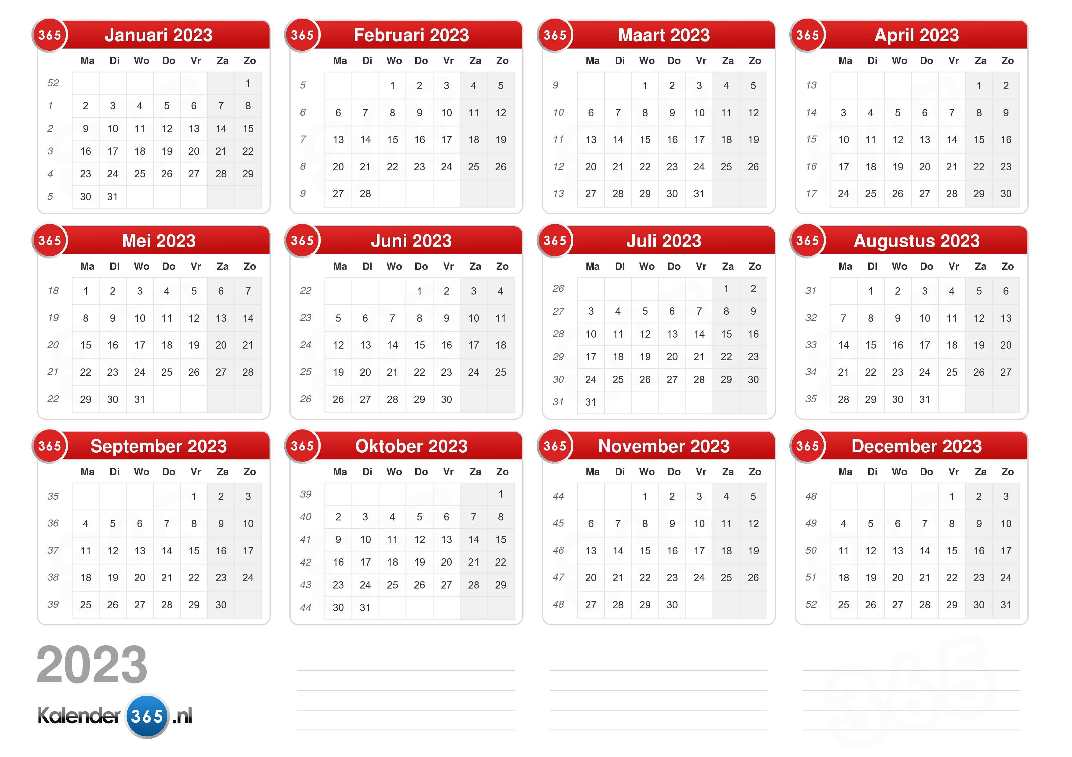 Welke Datum Is Week 30