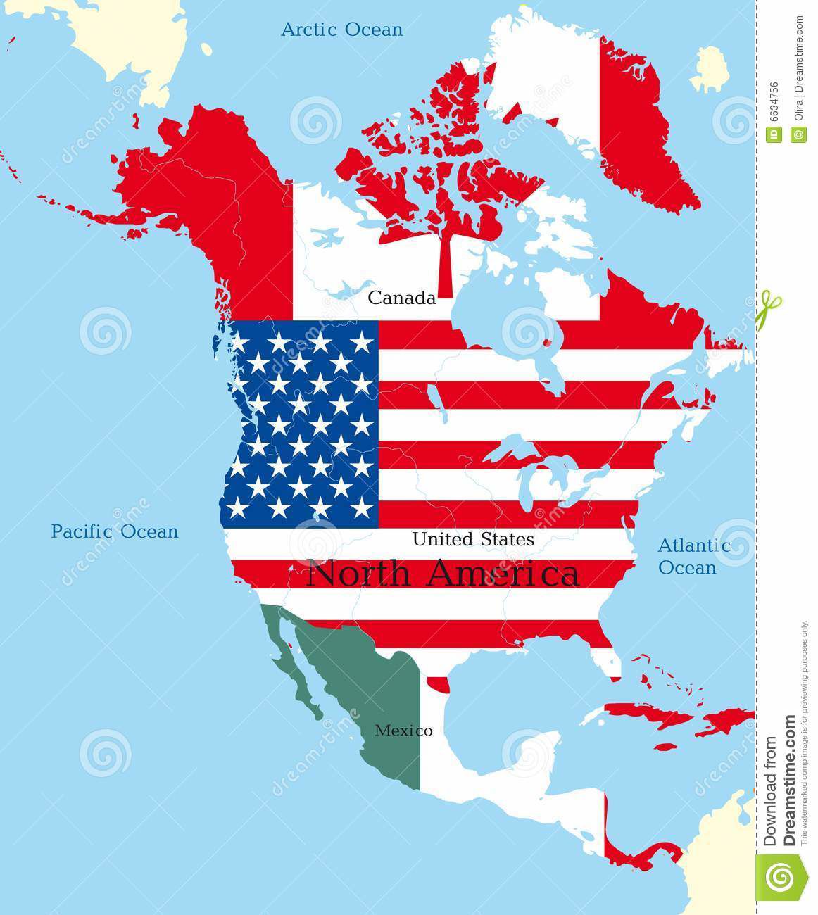 Welke landen liggen in Noord-Amerika | Noord-amerika8 - Kaart Van Noord En Zuid Amerika