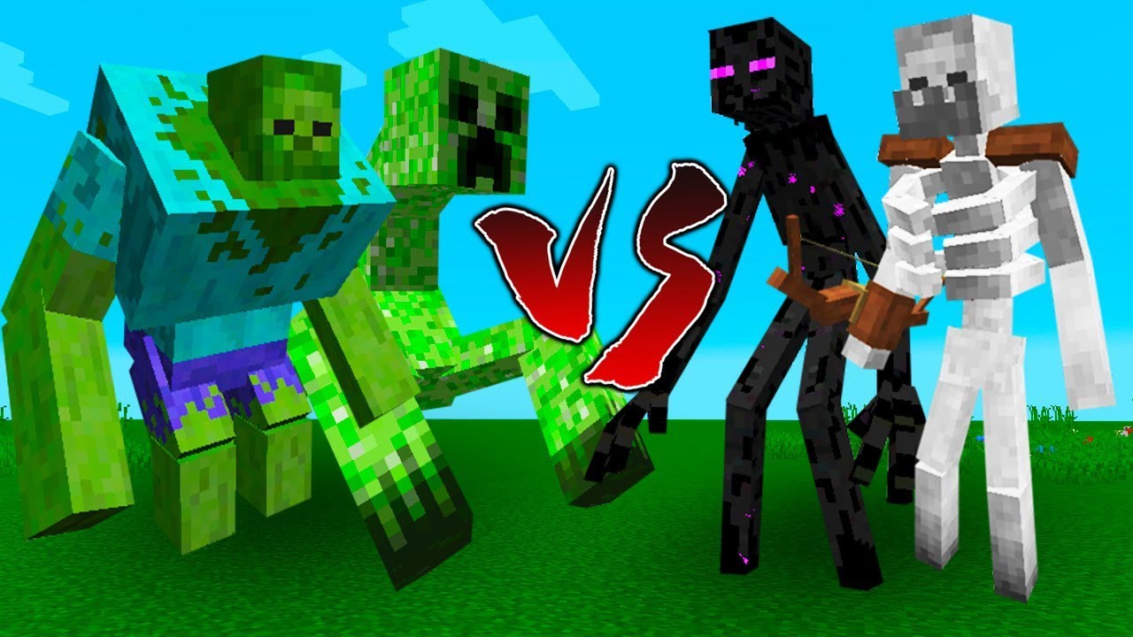 WELKE MOB IS HET STERKST IN MINECRAFT! - YouTube - Welke Spier Is Het Sterkst