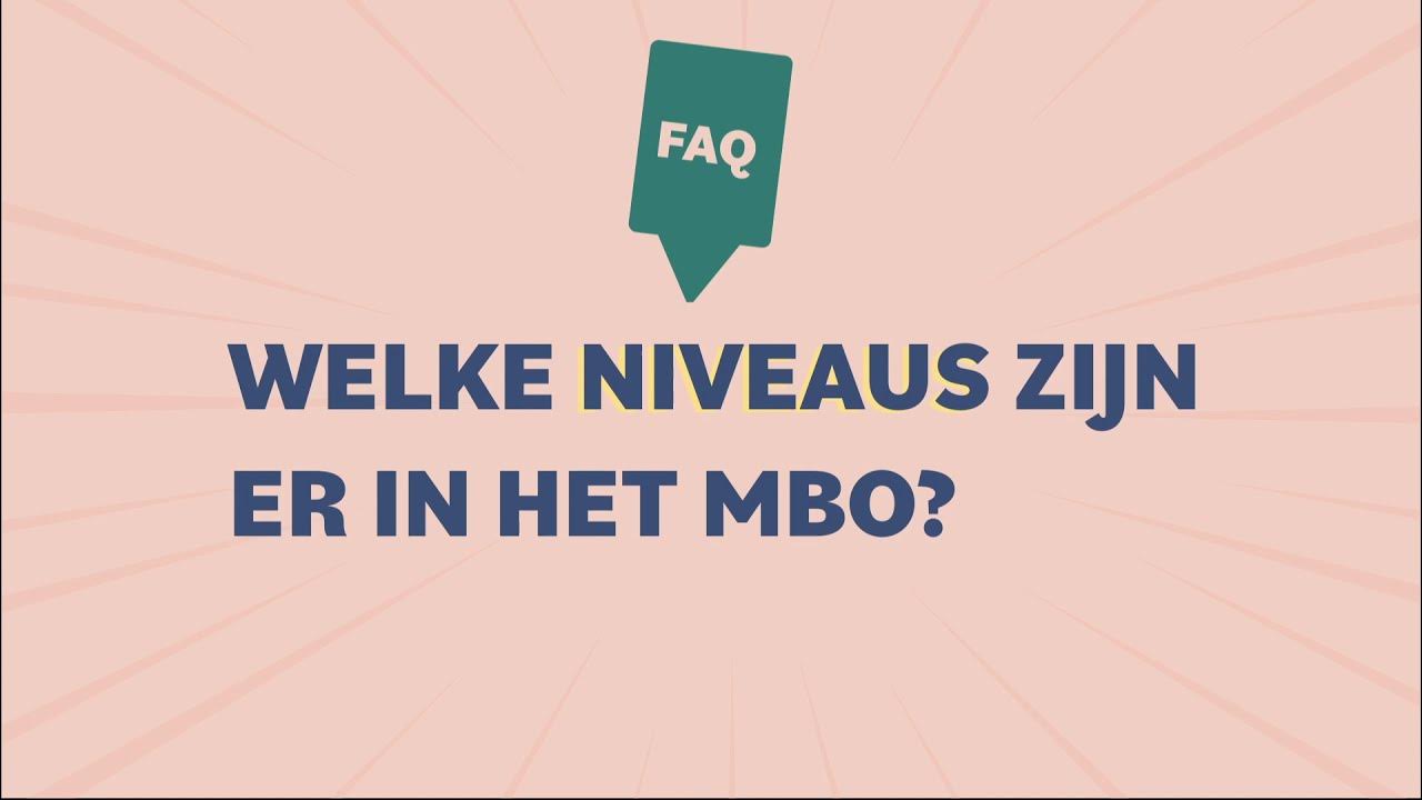 Welke niveaus zijn er in het MBO? - YouTube - Mbo Niveau 4 In Het Engels