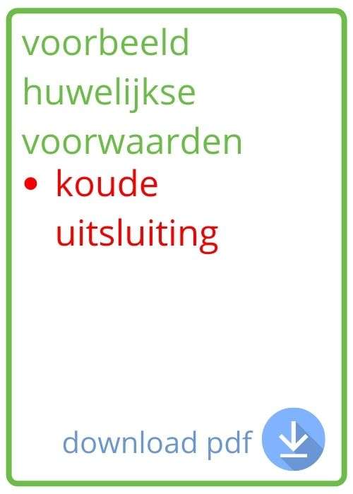 Welkom op huwelijkse-voorwaarden.com - huwelijkse-voorwaarden.com - Huwelijkse Voorwaarden Met Koude Uitsluiting