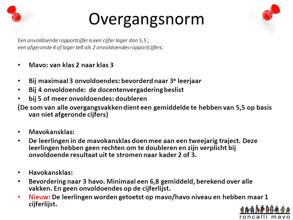 Welkom Voorlichting klas 2: Roncallimavo.nl : Informatie voor - Hoeveel Onvoldoendes Mag Je Hebben Om Over Te Gaan Mavo