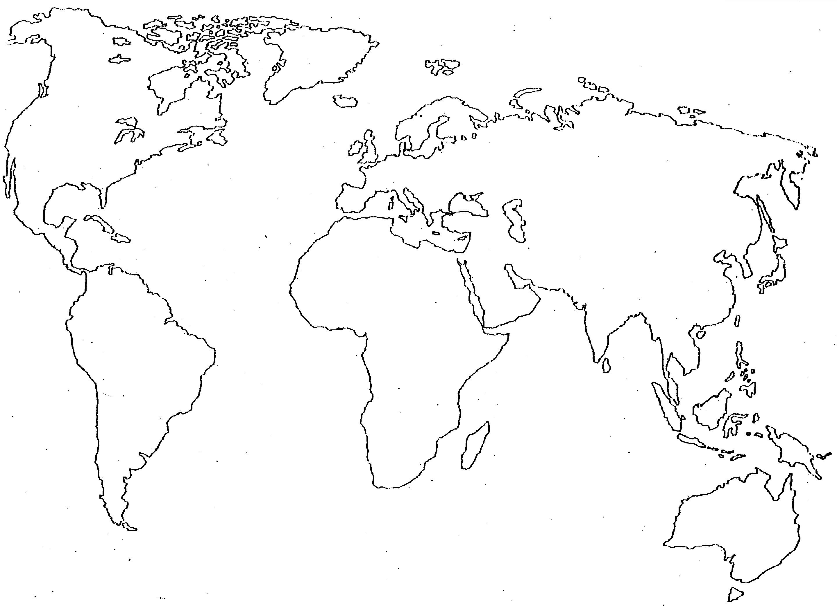 Wereld Kleurplaat - Is Zwart En Wit Een Kleur