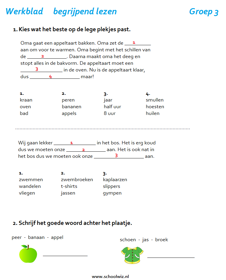 Werkblad begrijpend lezen - 1e leerjaar | Begrijpend lezen, Lezen - Begrijpend Lezen Groep 5 Oefenen