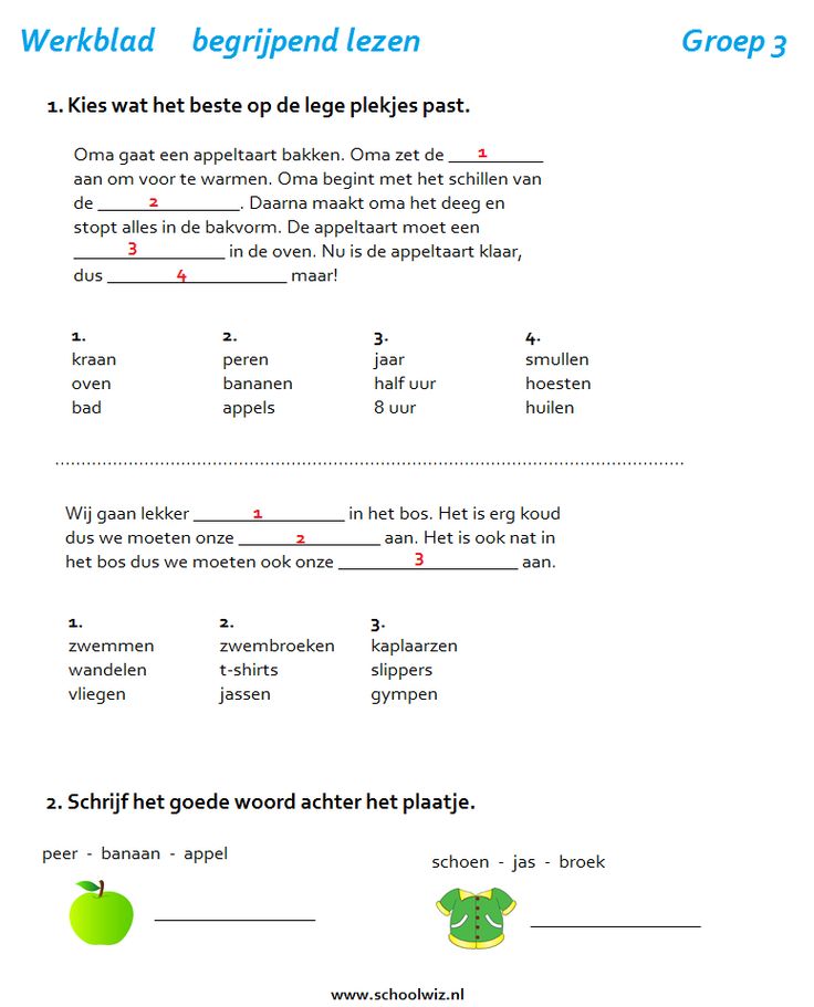 Werkblad begrijpend lezen - 1e leerjaar | Begrijpend lezen, Lezen - Cito Begrijpend Lezen Oefenen Groep 7