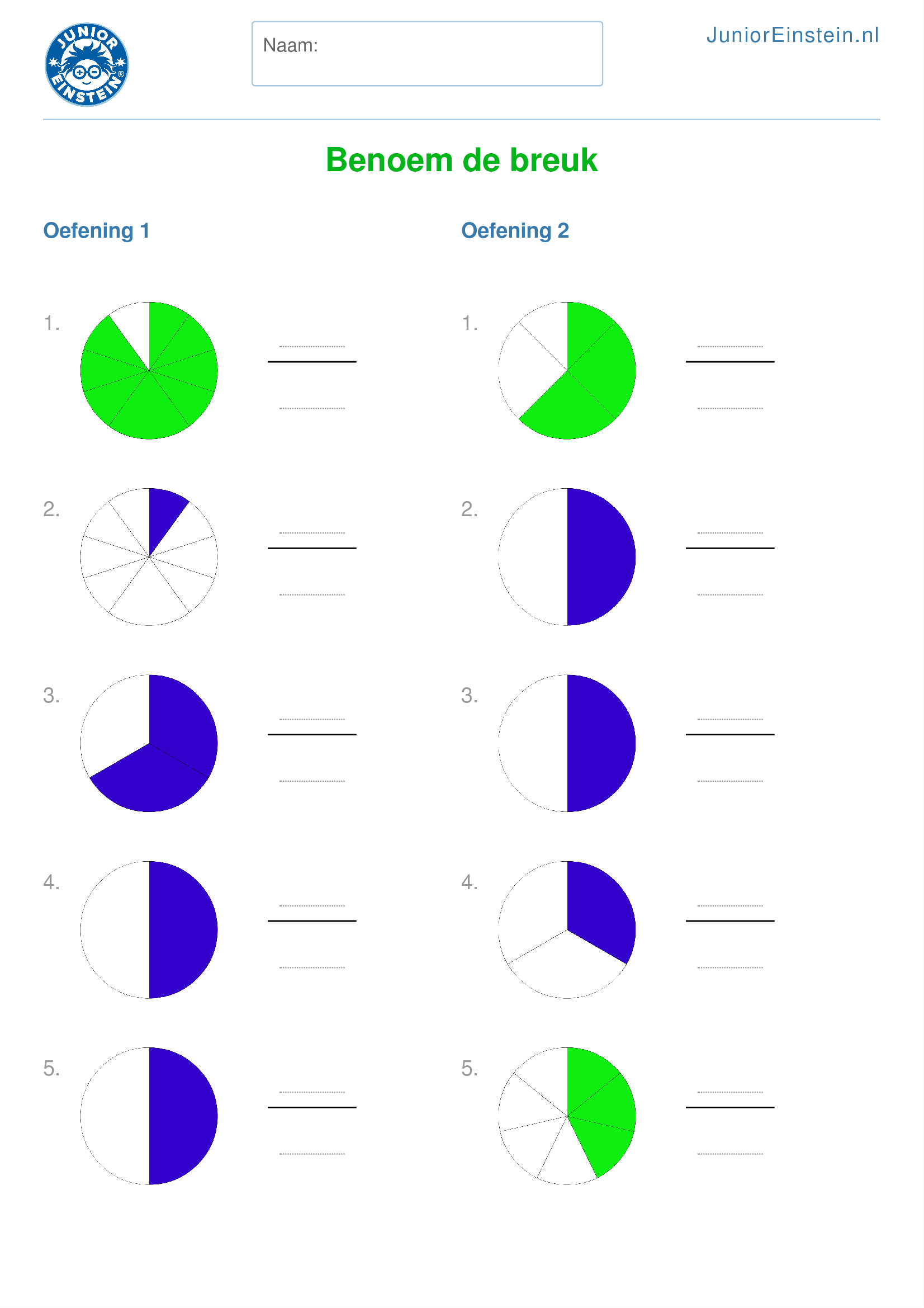 Oefenen Met Breuken Groep 6
