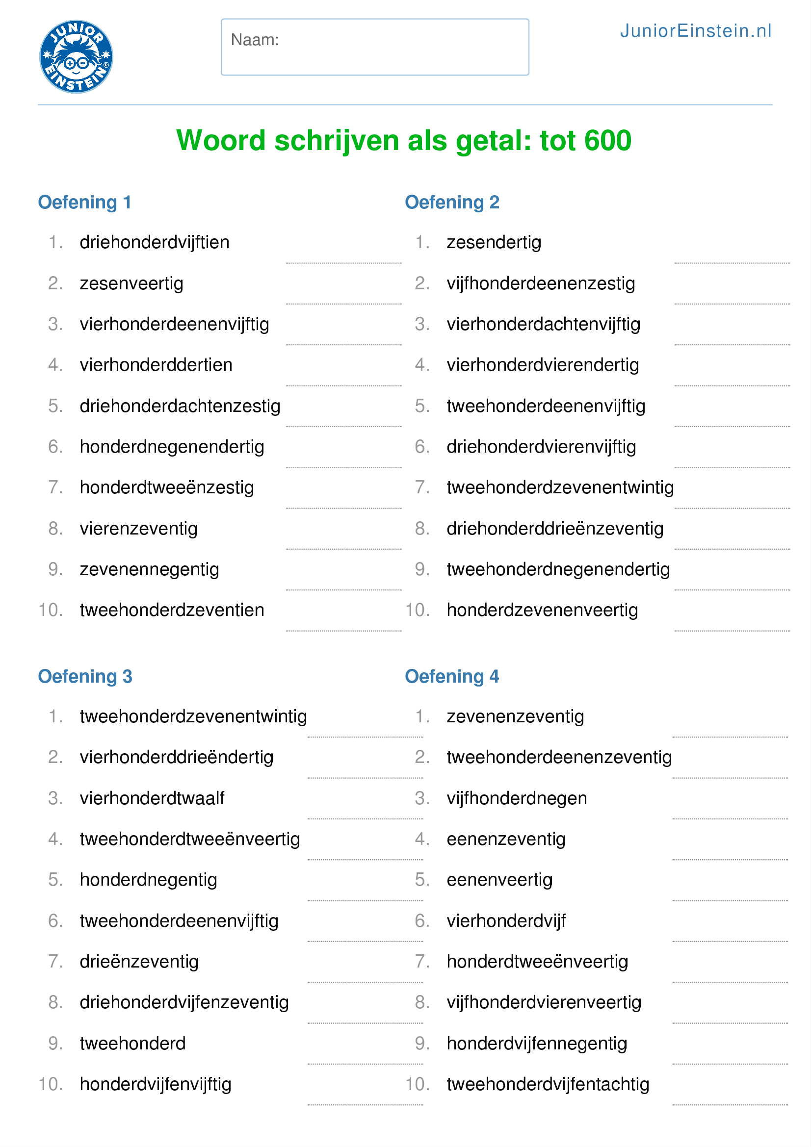 Dictee Spelling Groep 3 Werkbladen