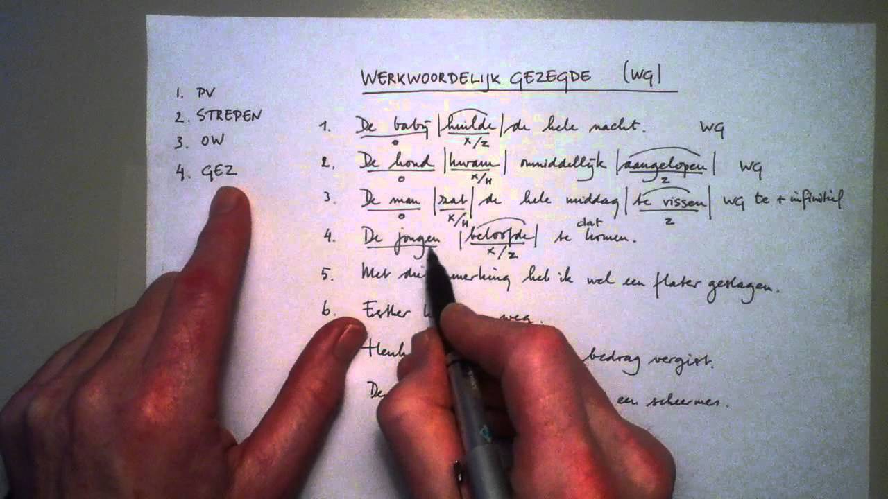 Werkwoordelijk gezegde - YouTube - Wat Is Een Werkwoordelijke Gezegde