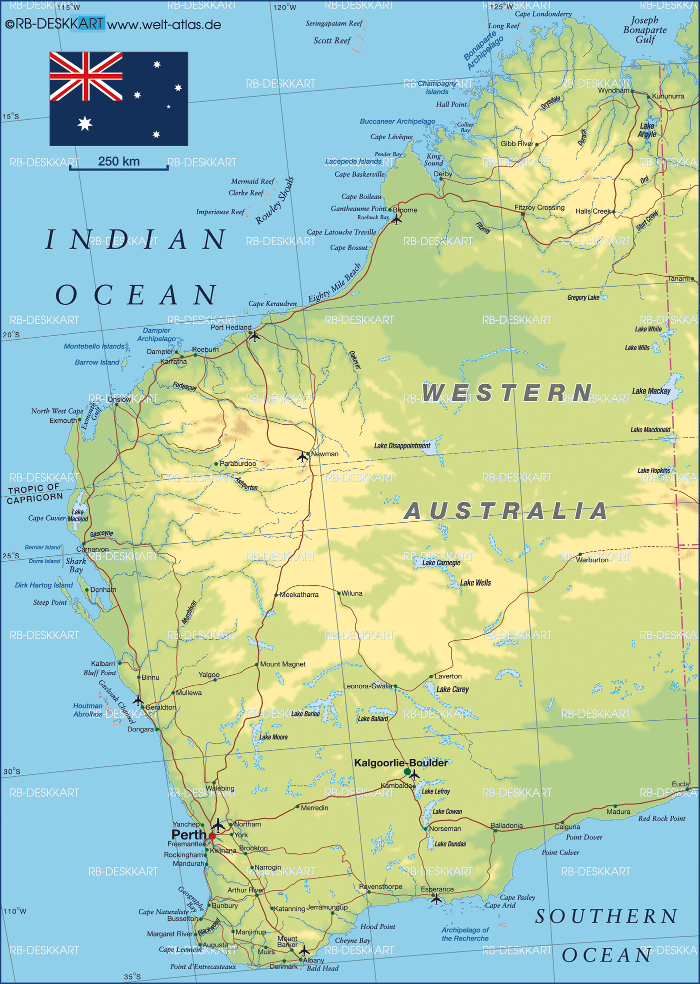West Australië - Perth - Wat Is De Hoofdstad Van De Deelstaat West Australie