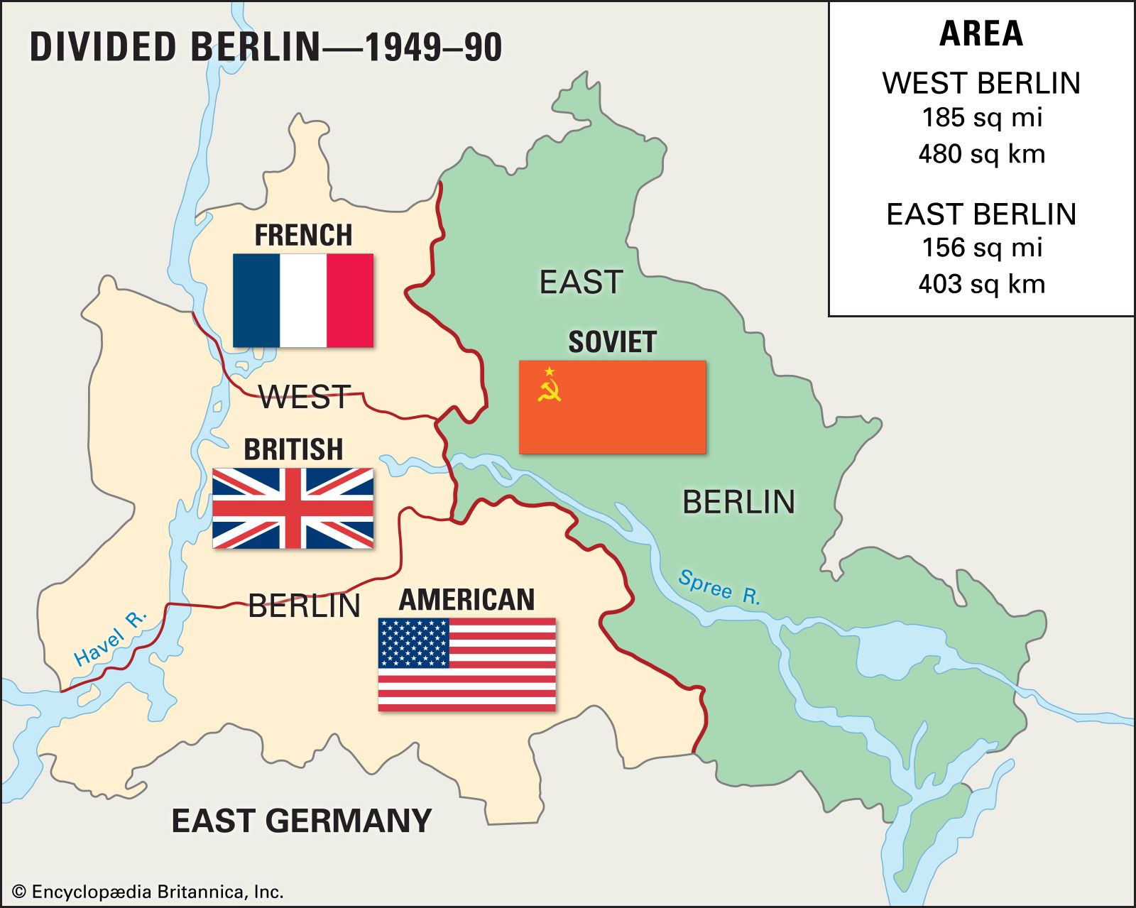 West Berlin | Germany, Map, & Facts | Britannica - Verschil Oost En West Berlijn