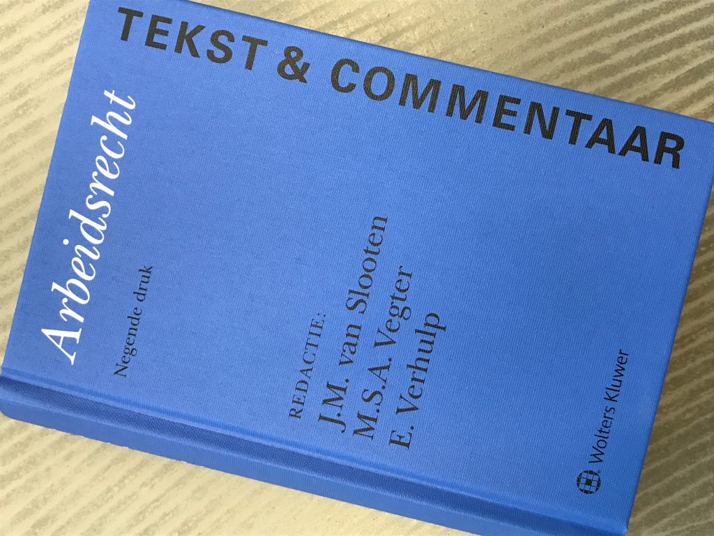 wetboek arbeidsrecht tekst en commentaar - LOUTERarbeidsrecht - Tekst & Commentaar Burgerlijk Wetboek