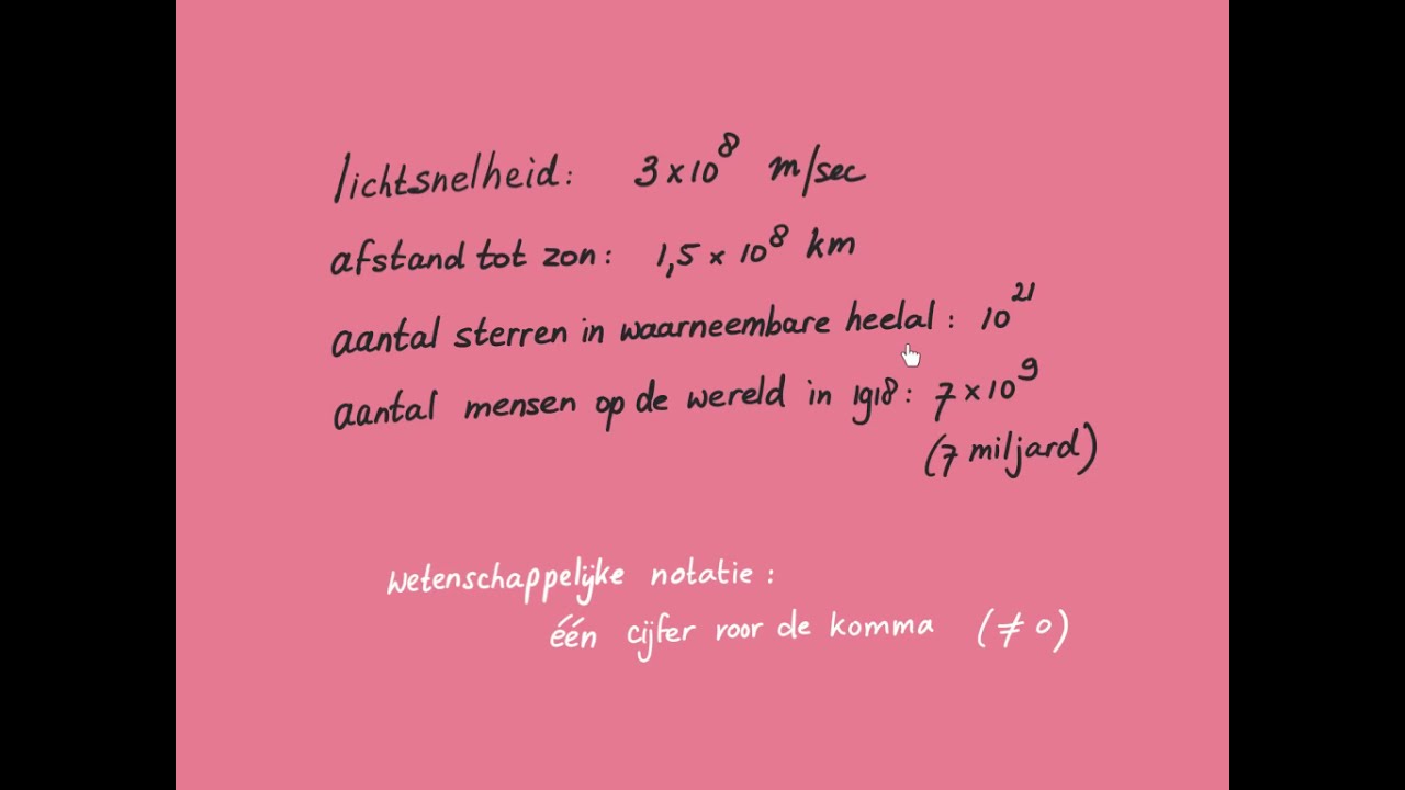 wetenschappelijke notatie - YouTube - Wat Is De Wetenschappelijke Notatie