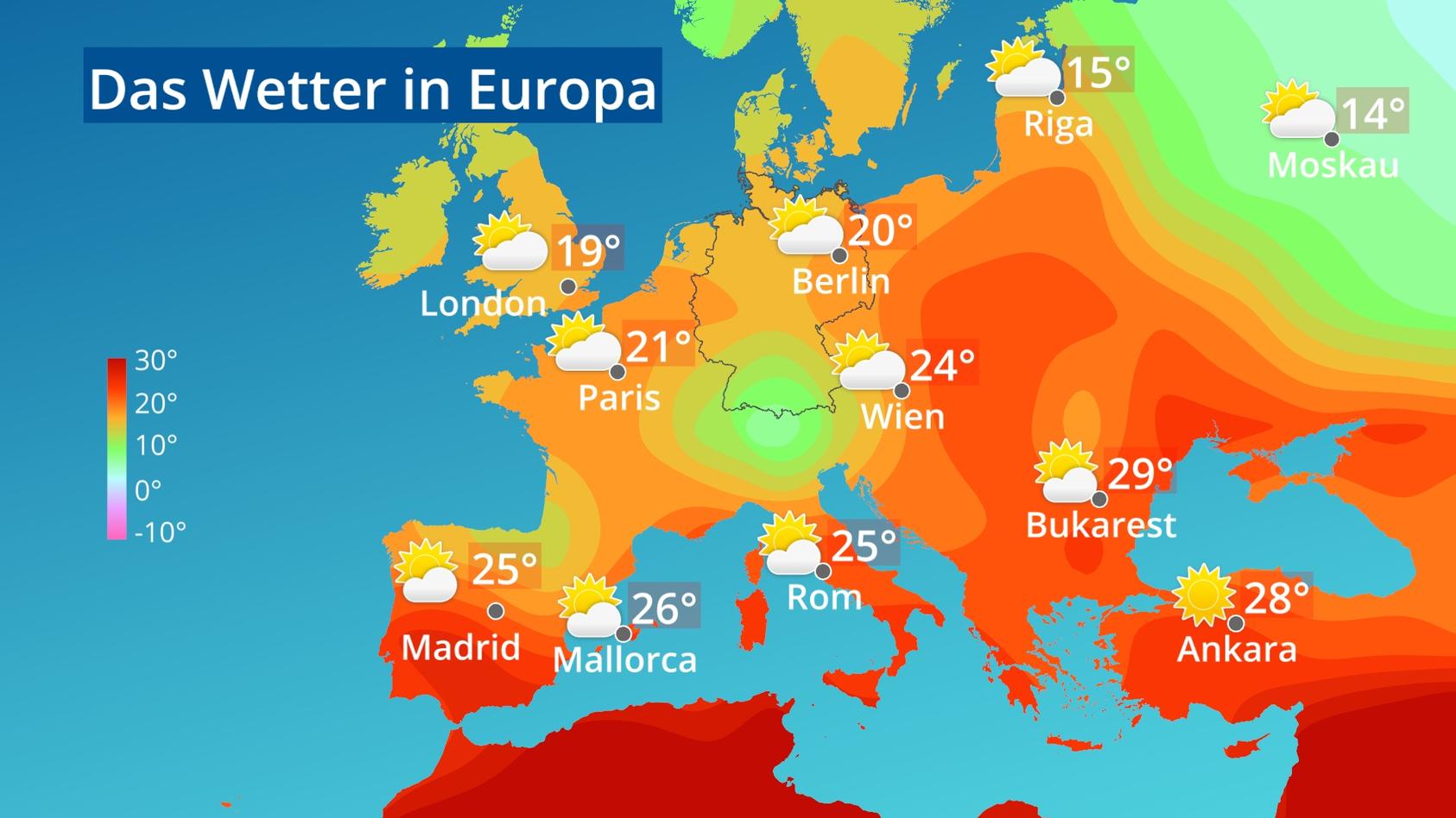 Wetter 1. September 2025 - Marielle M. Hadley - Waar Warm In April Europa