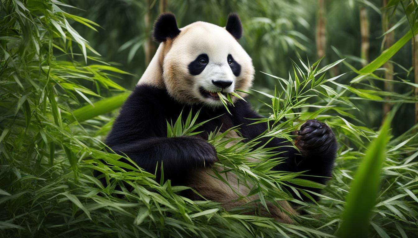 What do giant pandas typically eat, and how do they feed? - Hoeveel Eet Een Panda Per Dag
