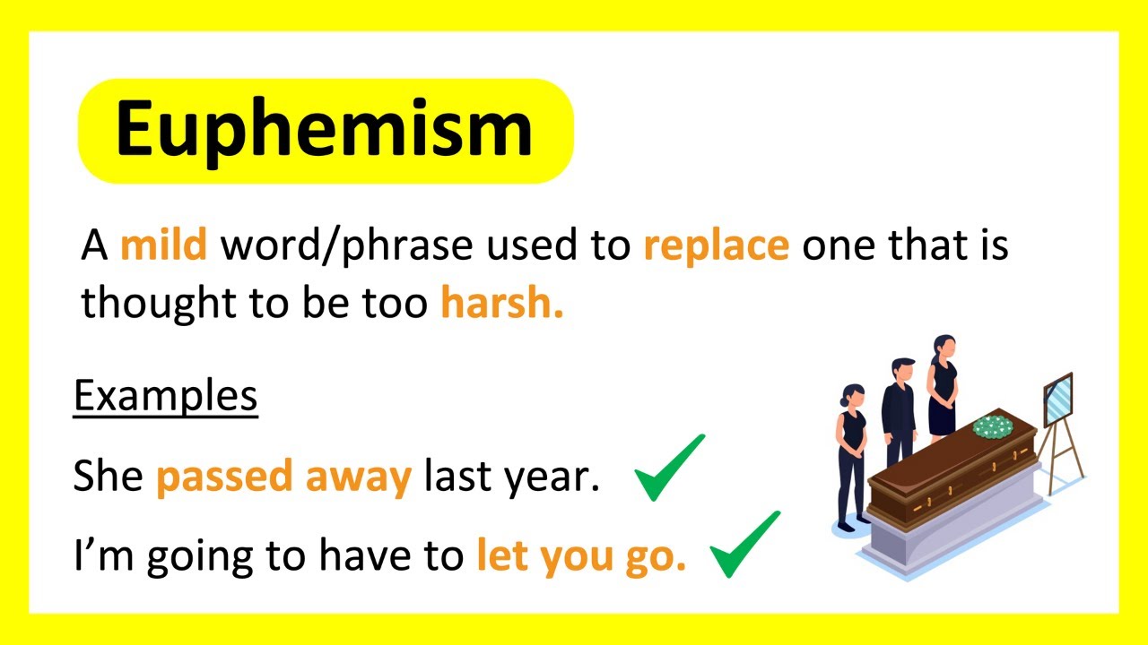 What is EUPHEMISM? | Learn with Examples - YouTube - Eufemisme Voor Mensen Ontslaan Ze Laten