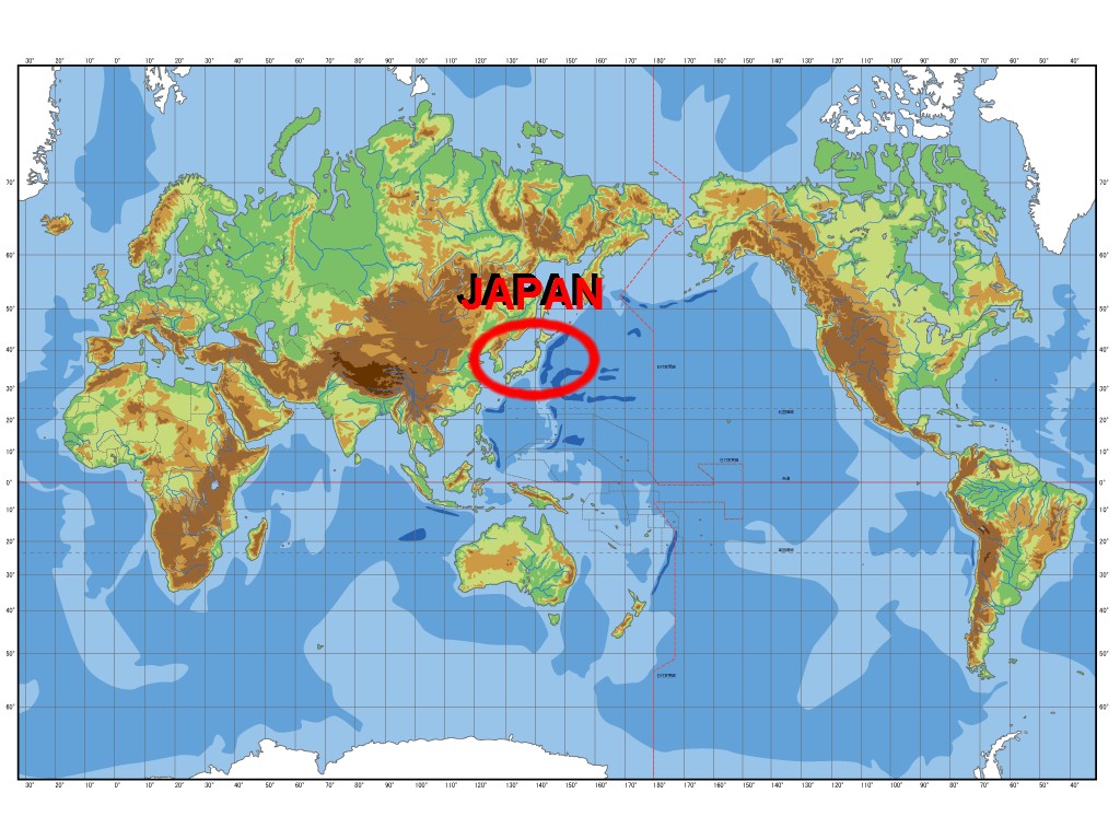 Waar Ligt Japan Op De Wereldkaart