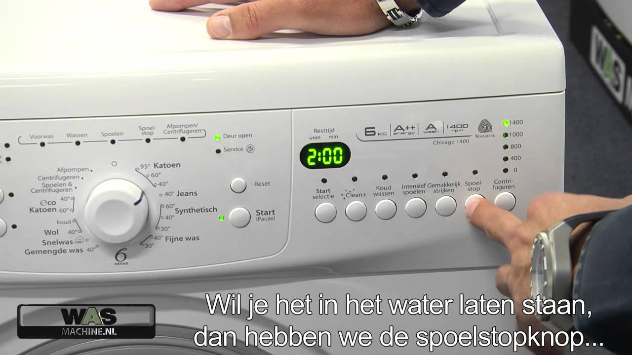Whirlpool Chicago 1400: energiezuinige en compacte wasmachine met een - Wat Betekenen De Symbolen Op De Wasmachine