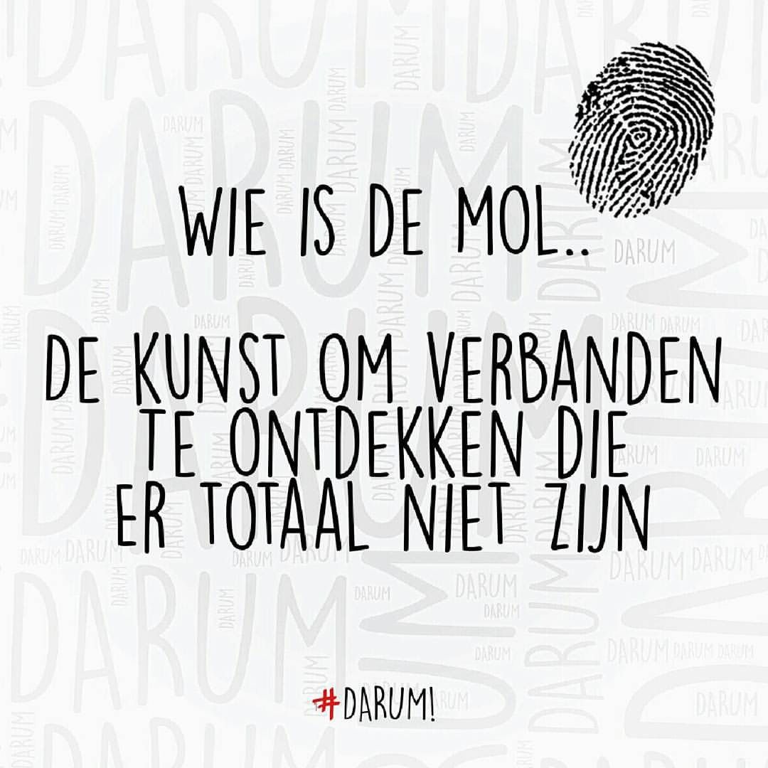Wie is de mol | Grappige citaten, Grappige teksten, Mooie woorden - Vragen Wie Is De Mol