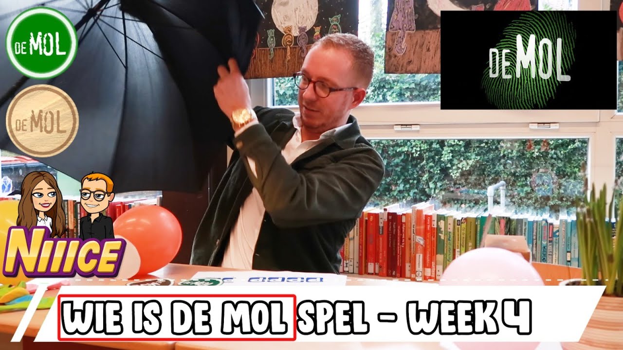 WIE IS DE MOL spelen in de klas - Week 4 - YouTube - Wie Is De Mol In De Klas