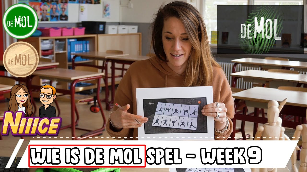 WIE IS DE MOL spelen in de klas - Week 9 - YouTube - Spellen Voor Wie Is De Mol