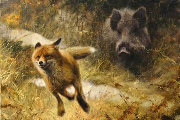 Wildlife art, Animal paintings, Wildlife artists - Rien Poortvliet Schilderijen Te Koop