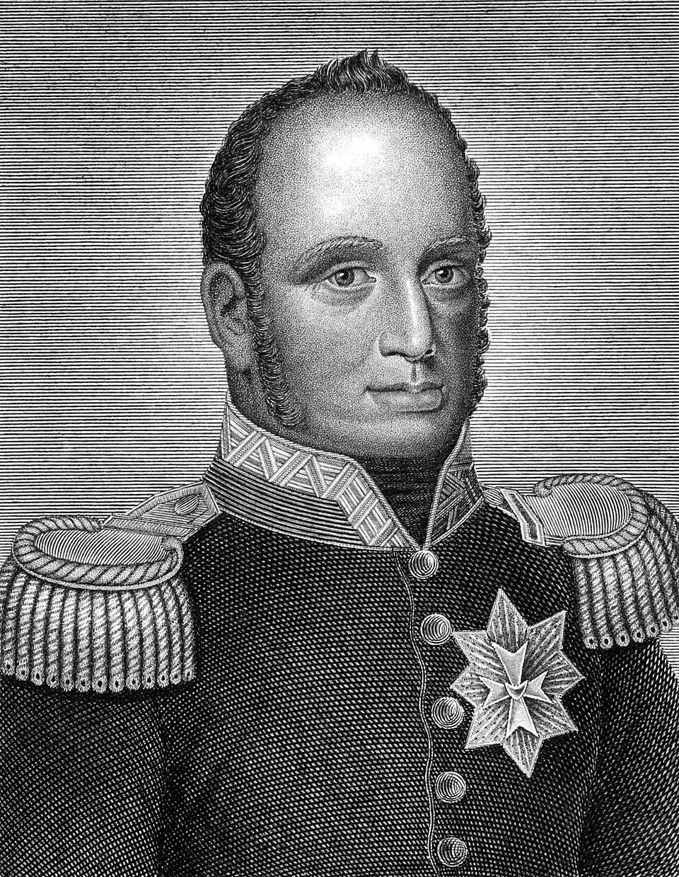 William I Of The Netherlands Grand Uniform Old Photo Background And - William I Of The Netherlands