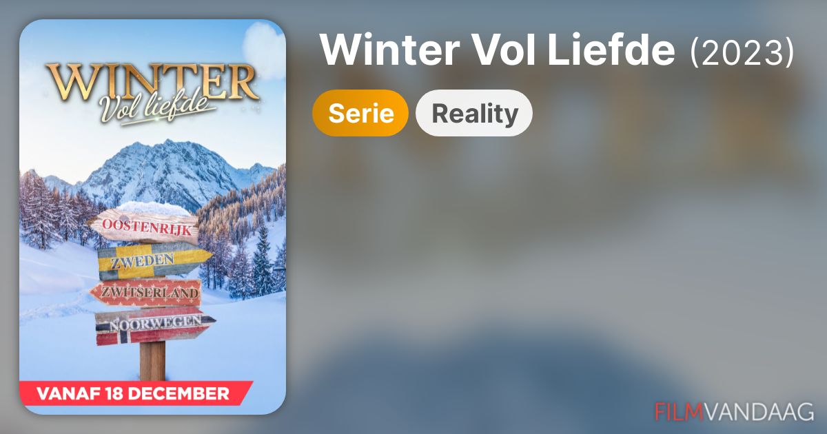 Winter Vol Liefde (serie, 2023) - FilmVandaag.nl - The Passion 2025 Kijken