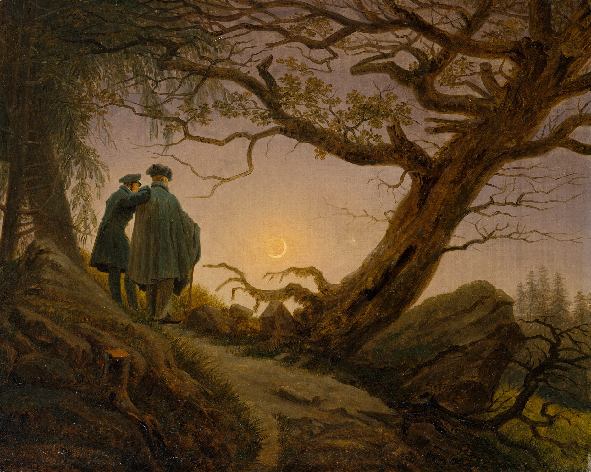 Caspar David Friedrich De Wandelaar Boven De Nevelen
