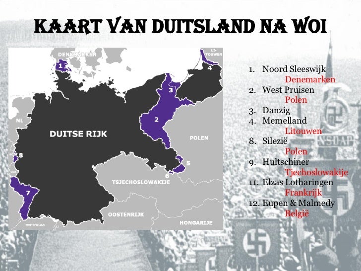 WO-II (1) - Kaart Duitse Rijk Tweede Wereldoorlog
