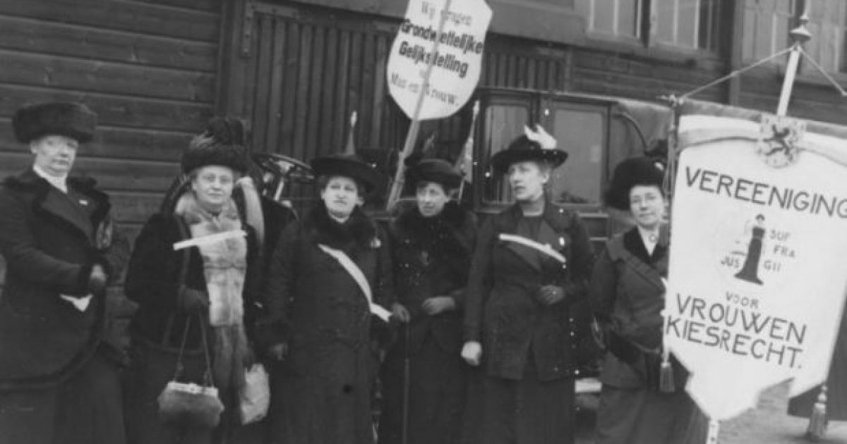 Women's voting rights | Atria - Wanneer Kregen Vrouwen Kiesrecht Nederland