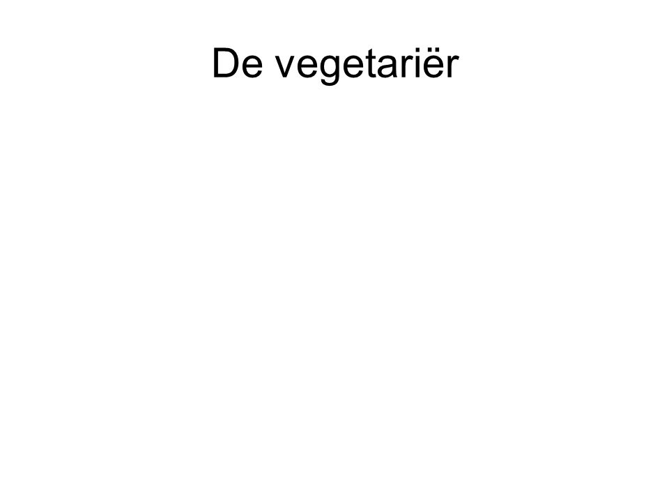 Woordenschat Hoofdstuk 7 en 8. De vegetariër Iemand die geen vlees eet - Hoe Heet Iemand Die Geen Vlees Eet 10 Letters