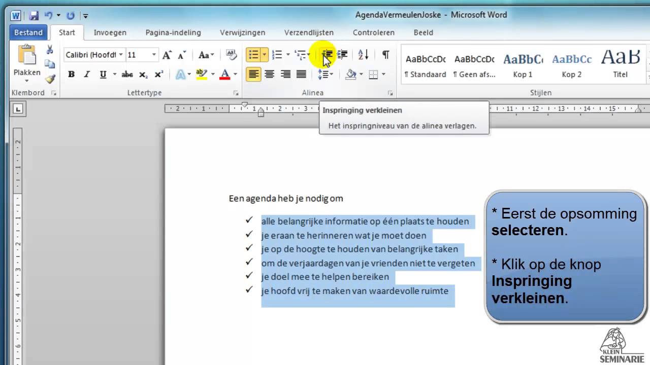 Wat Is Een Opsomming In Een Tekst