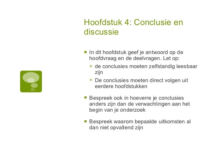 Hoe Maak Je Een Conclusie