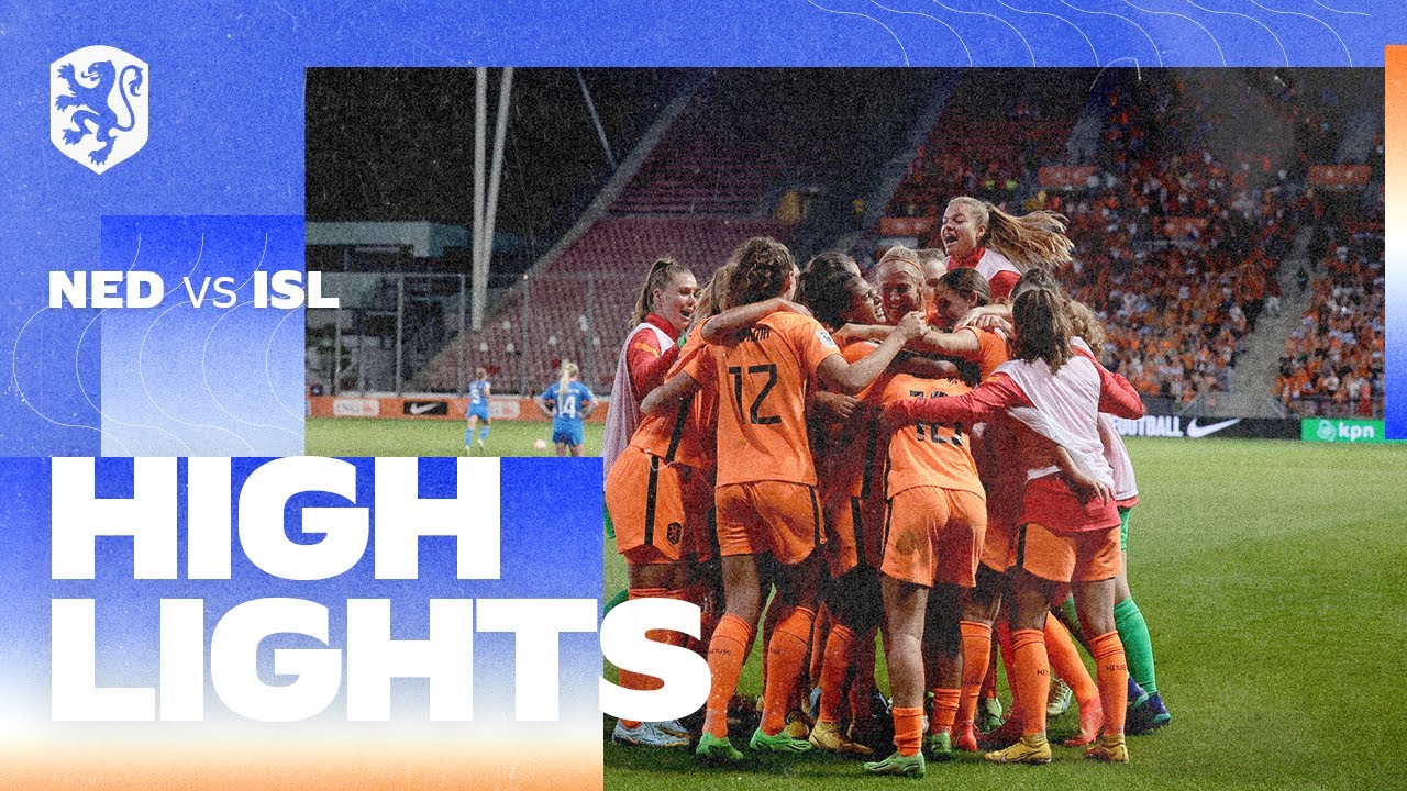 🦁 World Cup 𝐐𝐔𝐀𝐋𝐈𝐅𝐈𝐄𝐃! 🇳🇱 | Highlights OranjeLeeuwinnen - IJsland (6-9 - Turks Voetbalelftal - Ijslands Voetbalelftal Tijdlijn