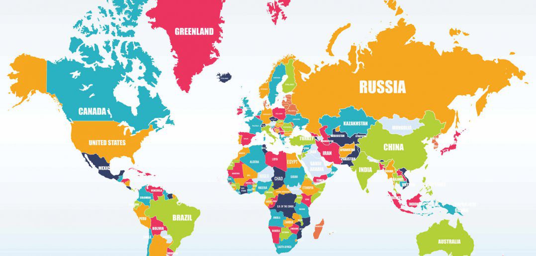 World Maps with Countries - Guide of the World - Grootste Landen Ter Wereld Inwoners