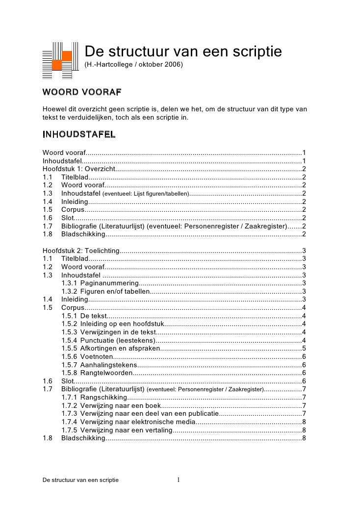 Schrijven Van Een Samenvatting Scriptie