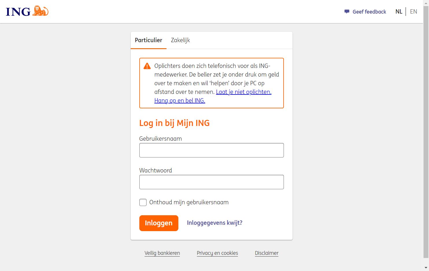 Www ing bank inloggen nl - Inloggen Bij Live Nl