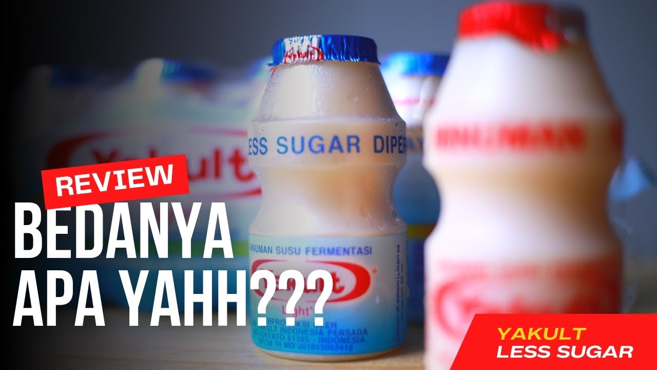 YAKULT LESS SUGAR VS YAKULT ORIGINAL - YouTube - Wat Zit Er In Yakult