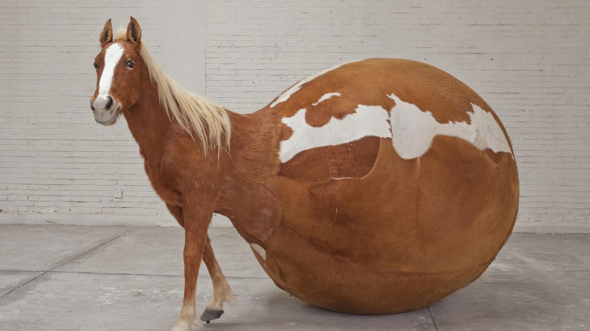 Yang Maoyuan Turns Animal Hides into Surreal Balloon Taxidermy - Hoeveel Haren Heeft Een Man Op Zijn Hoofd