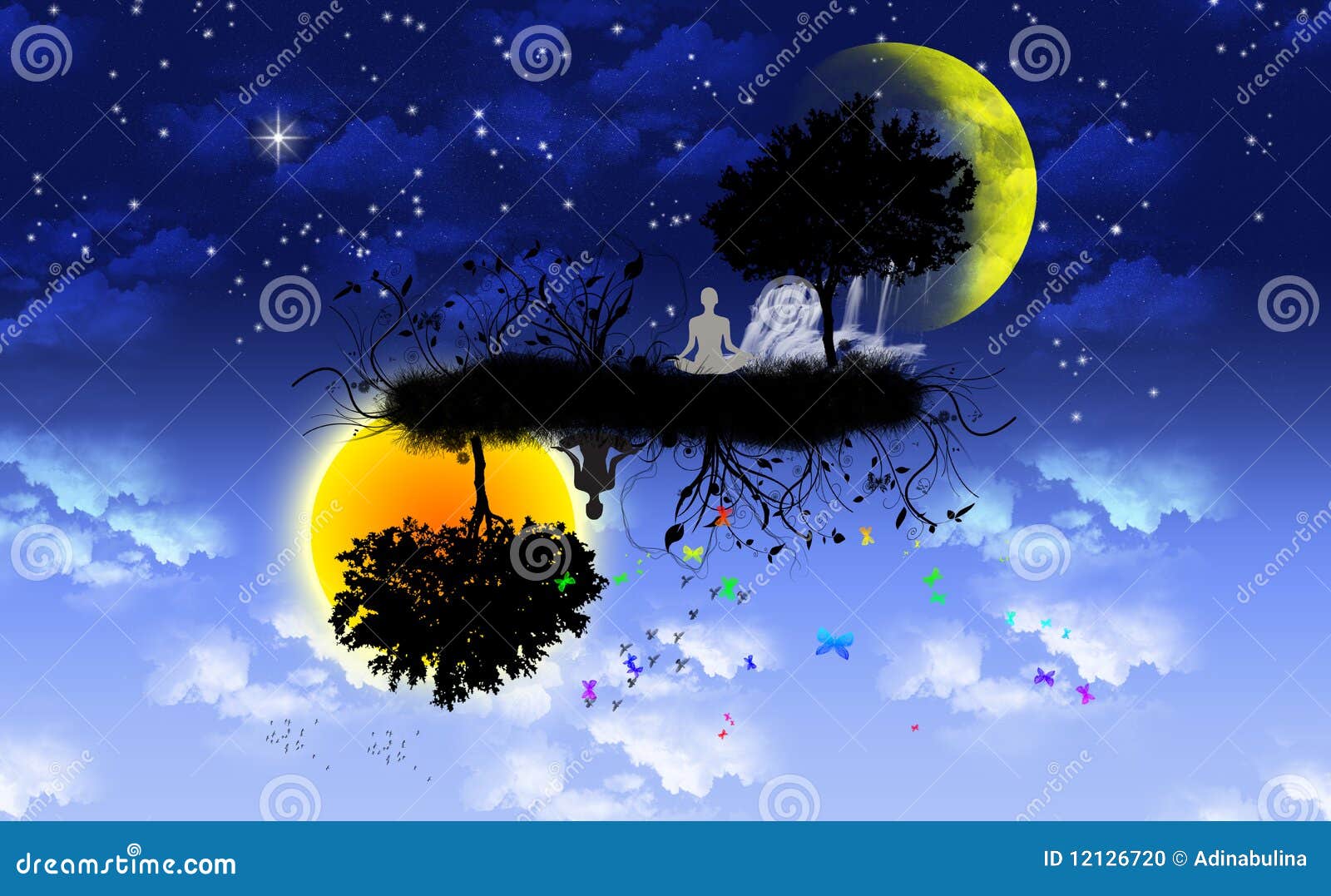 Yin And Yang Cartoon Vector | CartoonDealer.com #54309007 - Waar Staat Yin Yang Voor