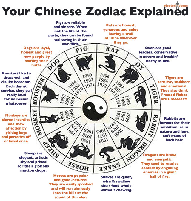 1996 Year Of The Chinese Zodiac