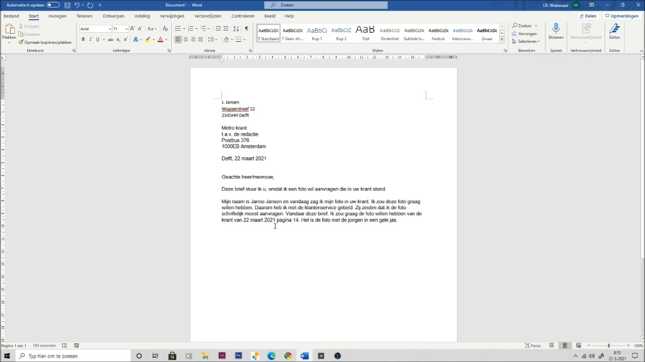 Zakelijke brief schrijven - YouTube - Hoe Schrijf Je Een Formele Brief